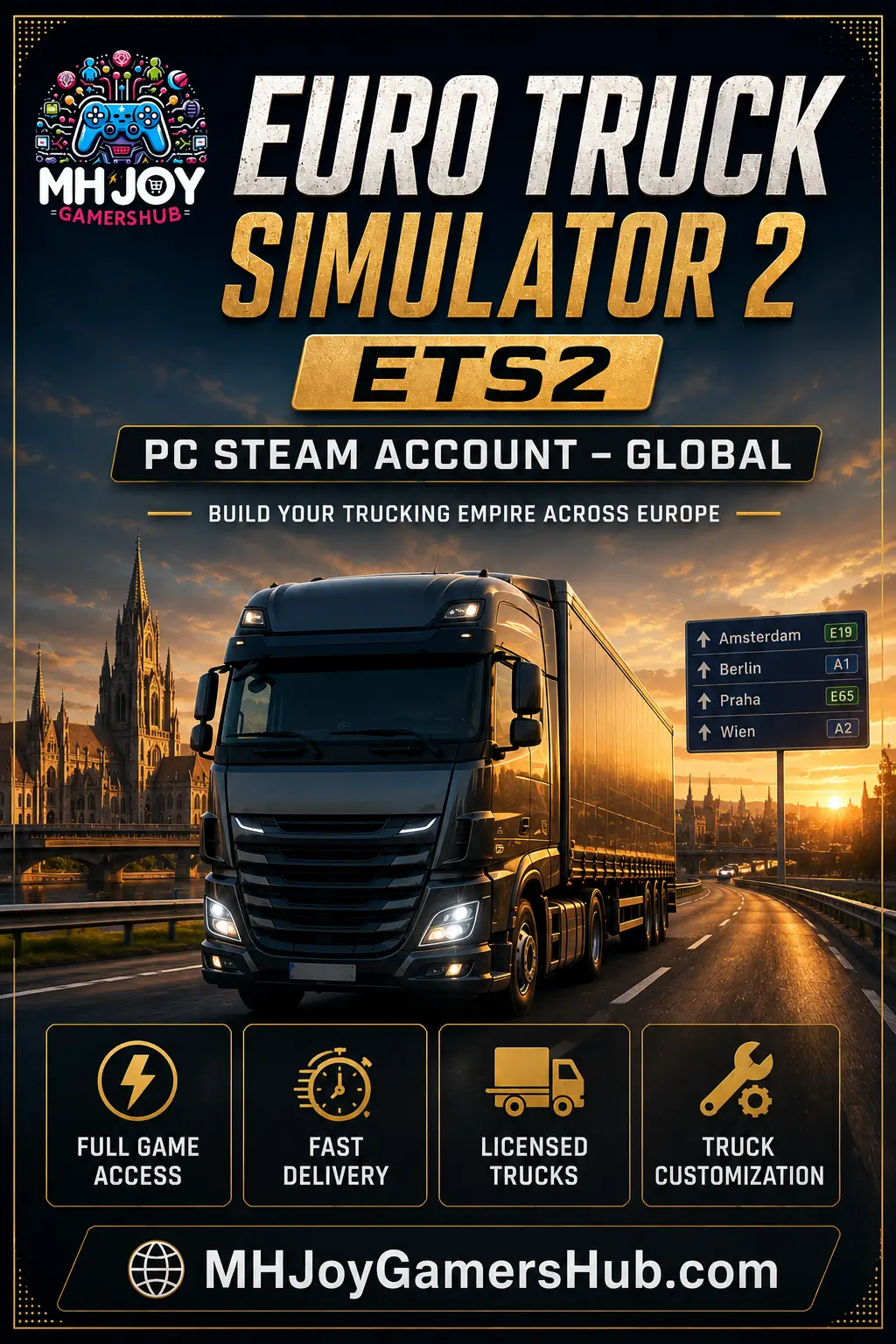 Euro Truck Simulator 2 ETS2 PC Steam